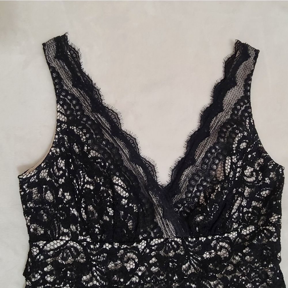 WHBM black lace dress size 10 - Picture 4 of 14